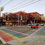 Photo of The Atlanta Rainbow Crosswalks