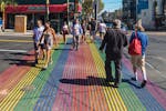 Photo of Castro Rainbow Crosswalk