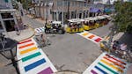 Photo of Key West Rainbow Crosswalk