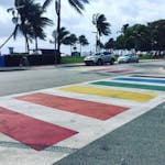 Photo of Miami Rainbow Crosswalk