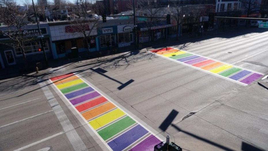 Photo of Denver Rainbow Crosswalk