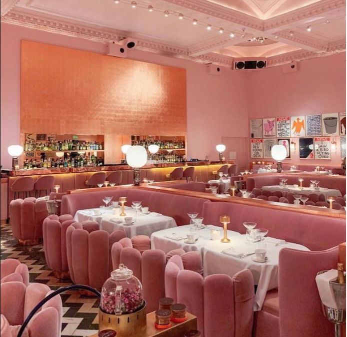 Sketch London  Quirky Restaurant With Pink Diner ForestThemed Bar   EggShaped Toilet Pods