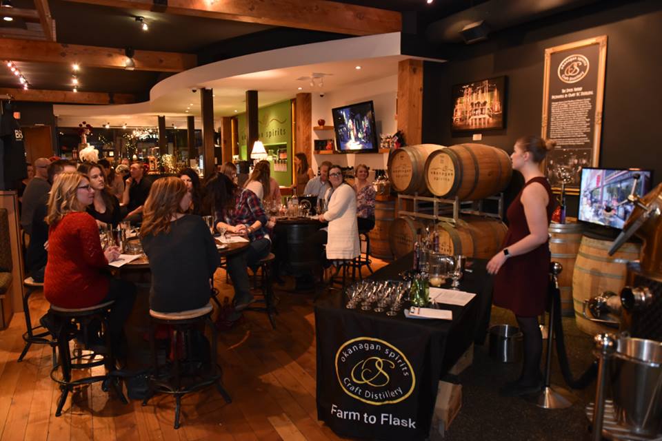 Okanagan Spirits Craft Distillery reviews, photos Downtown Kelowna